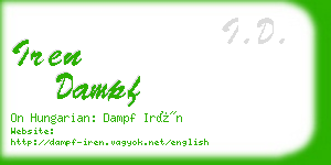 iren dampf business card